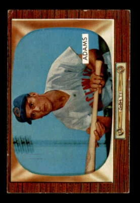 1955 Bowman #118 Bobby Adams VG/VGEX Reds 539913 - Image 1 of 2