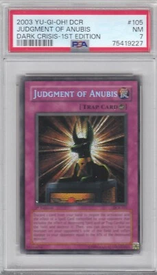 2003 Yu-Gi-Oh! Dark Crisis Judgement of Anubis 1st Edition #105 PSA 7 (9227) - Image 1 of 2
