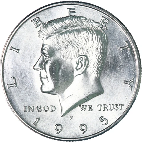 1995 P Kennedy Half Dollar CN-Clad Gem BU US Coin See Pics Z852 Cover