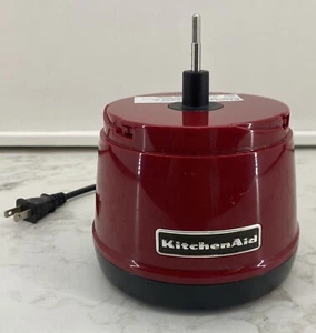 KitchenAid KFC3511 3.5 Cup Food Chopper Replacement Motor Base - Red - Picture 1 of 3