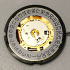 Swiss Made Ronda 715 Mechanizm zegarka kwarcowego Data na 3/6 Złoty zamiennik