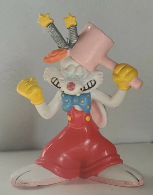 Boneco ROGER RABBIT SEE STARS DISNEY AMBLIN PVC TOPO DE BOLO 3" - Imagem 1 de 4