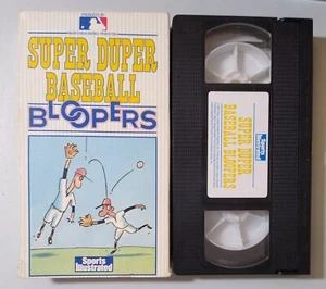 Sports Illustrated - Super Duper Baseball Bloopers - 1989 VHS Tape - Picture 1 of 2