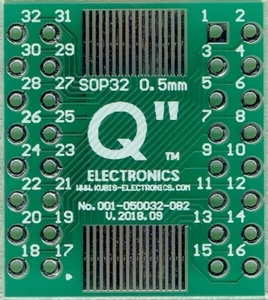 TSOP32, sTSOP32, VSOP32 0.50mm à 2 x IDC2x8 [FR] - Picture 1 of 1