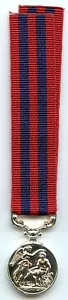 Victorian Campaign India General Service Medal 1854-95 Miniature Medal . - Foto 1 di 2