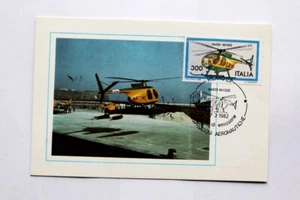 1982 NARDI NH 500 AERONAUTICAL CONSTRUCTION COMMEMORATIVE POSTCARD (F3111b) - Picture 1 of 2