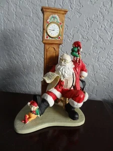 Howard Miller Limited Edition Santa Clock "Checkin' Twice" 1995. hält gut die Zeit - Bild 1 von 6
