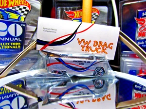 HOTWHEELS..11TH ANNUAL  COLLECTORS NATIONALS..SILVER..VW DRAG TRUCK..1 of 80pcs - Picture 1 of 4