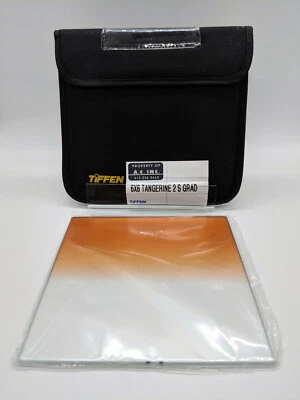 Tiffen 6.6x6.6" Tangerine 2 Soft Edge Graduated Filter SE Grad MFR # 6666CGTA2S - Image 1 of 3