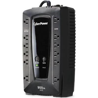 CyberPower AVRG900U 12 Outlets AVR Surge UPS System w USB 900VA 480W 120 VAC - Image 1 of 4