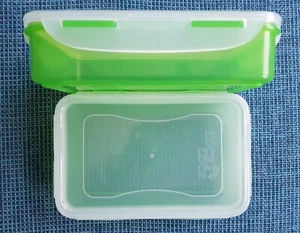 2 Lock&Lock Dosen-Set 800ml für Wurst, Käse, Brotdosen, Gefrierdosen, limette - Bild 1 von 3