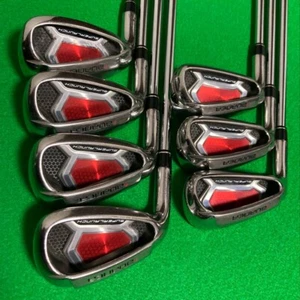 TaylorMade BURNER SUPER LAUNCH Iron Set 5-Pw Aw Nippon 950GH Stiff Flex LH - Picture 1 of 13