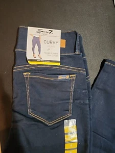 Seven7  curvy jean high rise skinny sz 4 Sculpting  Argon New - Bild 1 von 11