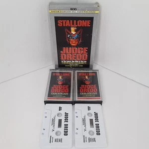 Judge Dredd Stallone Novel Audiobook Neal Barrett 2 Cassette Tapes 1995 - Picture 1 of 19