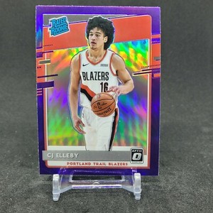 2020-21 Donruss Optic CJ Elleby Purple Prizm Rated Rookie RC #195 D763