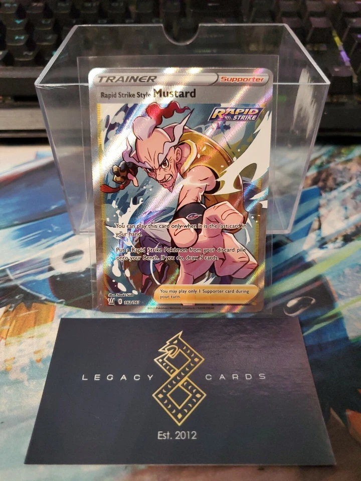 Rapid Strike Style Mustard 162/163 - Battle Styles Ultra Rare - Pokémon TCG (NM) - Image 1 of 1
