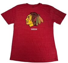 Mens NHL Chicago Blackhawks Teravainen Soft Red Med Short Sleeved T-Shirt Retro