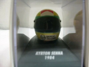 WOW EXTREMELY RARE Helmet Senna 1984 Bell Toleman Brands Hatch 1:8 Minichamps - Picture 1 of 3