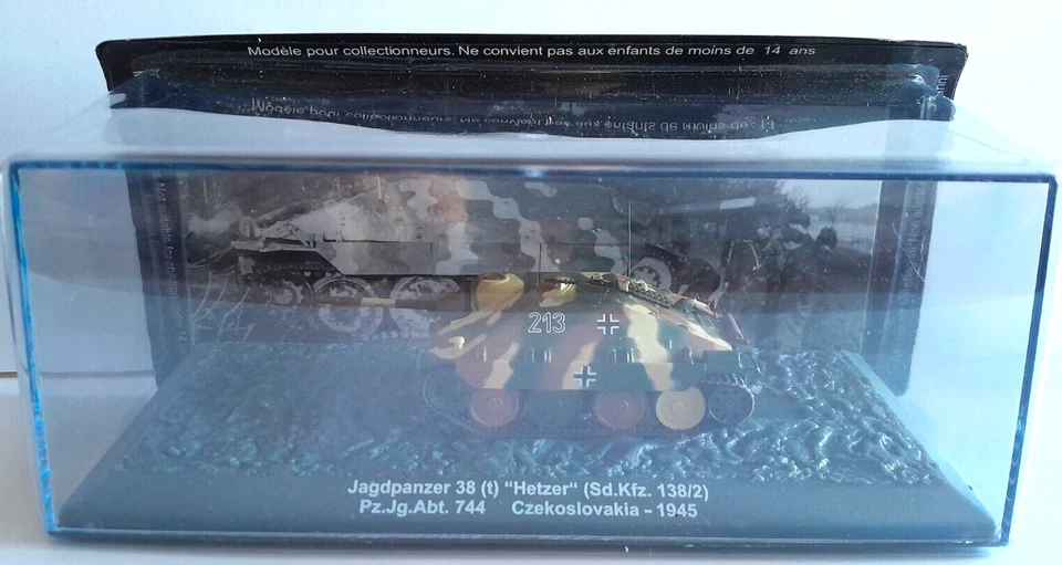 z1) Die Cast Tank  Jagdpanzer 38 (t) "Hetzer" - Czekoslpovakia 1945 - scala 1/72 - Immagine 1 di 1