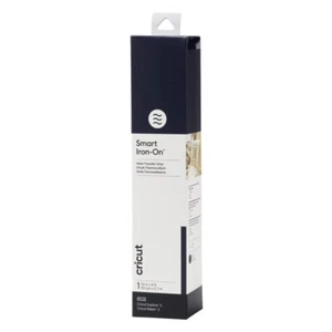 Rollo de vinilo de transferencia de calor para planchar inteligente Cricut 33 cm x 2,7 m azul marino - Imagen 1 de 3