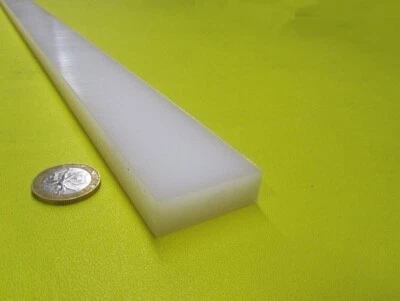 UHMW White Bar, 1/2" Thick x 1.50 Width x 48" Long - Image 1 of 4