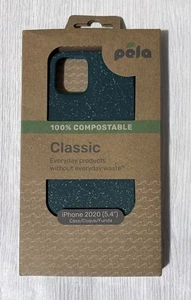 Pela Case Eco-Friendly 100% Biodegradable Case For iPhone 12 Mini, Dark Green - Picture 1 of 1