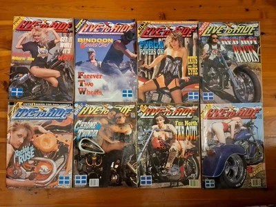 Vintage 90's - Live to Ride - 50 Issue's- Aussie Bikers Magazines  - Image 1 of 4