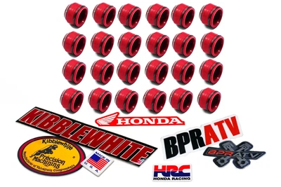 Juego de 24 sellos de vástago de válvula Viton 6 cilindros vintage Honda CBX rojo calidad KPMI EE. UU. Foto 1 de 4