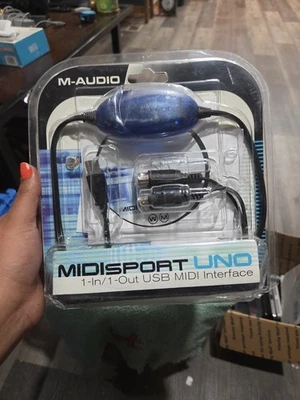 M-Audio USB To Midisport Uno 1X1 MIDI Interface Brand New Sealed 16 Midi Channel - Image 1 of 3