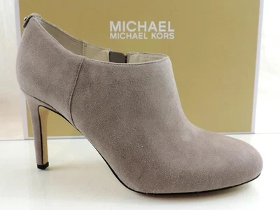 Michael Kors Sammy Botines con Cremallera al Tobillo Tacones Gris Perla Gamuza Talla 9.5 Foto 1 de 4