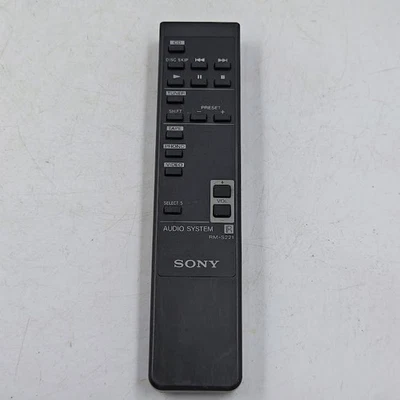 Sony RM-S221 Audio System Remote - Working, No Battery Cover - Image 1 of 4