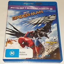 Spider-Man : Homecoming - 3D + 2D Blu-Ray (Blu-Ray, 2017) 2 Disc Set - FREE POST