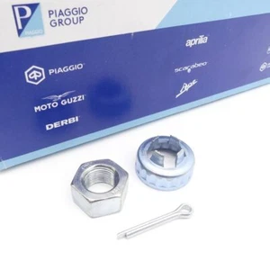 Hinterrad Mutter Sicherung Set Original für Piaggio Sfera NSL Zip Vespa PK PX - Picture 1 of 2