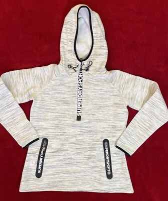 Jaqueta Pulôver Feminina Super Dry Sport Manga Longa Multicolorida 1/4 Zíper com Capuz G - Imagem 1 de 4