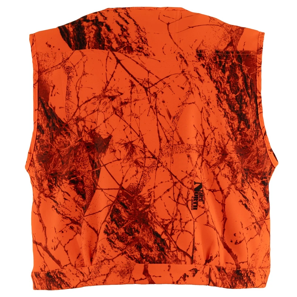 Gamehide Men's Big Game Hunting Blaze Orange Windproof and Water Resistant Vest - Image 1 of 1