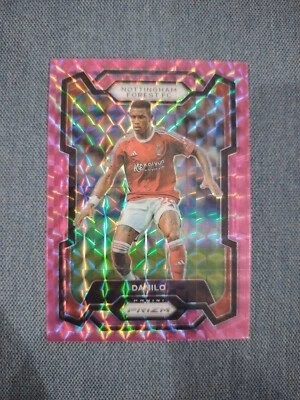 2023-24 Panini Prizm EPL #240 Danilo Nottingham Forest FC Pink Mosaic Prizm - Image 1 of 2