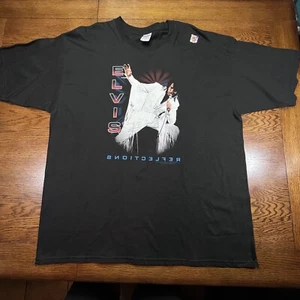 Vintage Elvis Presley Reflections Double Sided T-Shirt 2002 Neu Gr. XXL Selten - Bild 1 von 9