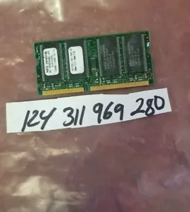 128MB SDRAM SD SDR PC133 133MHZ 133 144PIN NON-ECC 8x16 8CHIPS UNBUFFER - Picture 1 of 1