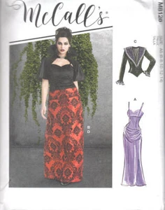 Schnittmuster McCall's 8128 Gothic Vampir Kostüm Kleid, Capelet, Jacke - Bild 1 von 2