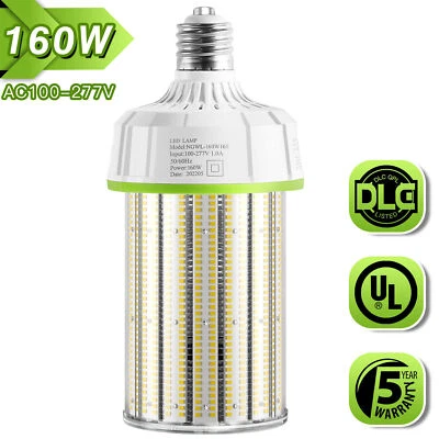 LED Corn Light Bulb 160W for Warehouse Factory Workshop Commercial Large Area - Image 1 of 4