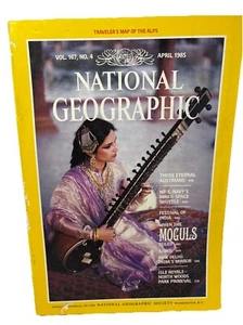 National Geographic Magazine April 1985 When Moguls Ruled Collectable g - Picture 1 of 13