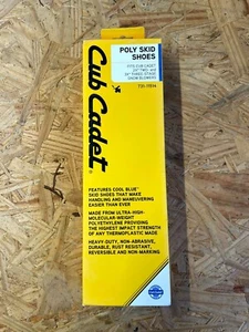 Cub Cadet Cool Blue Poly Skid Shoes for 2X 2-Stage and 3X 3-Stage Snow Blowers - Picture 1 of 6