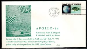 Sobres Splashdown of Apollo 14 - 02/09/1971 Cabo Cañaveral por Astro - Imagen 1 de 1