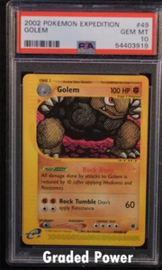 Expedition Golem PSA 10 (3919) 49/165 Pokemon  - Picture 1 of 1