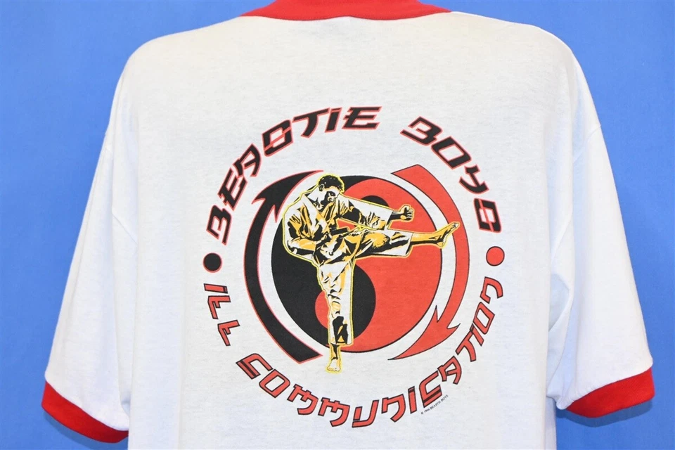 Camiseta de colección años 90 BEASTIE BOYS MALA COMUNICACIÓN HIP-HOP DEADSTOCK NUEVA CON ETIQUETAS TIMBRE XL  Foto 1 de 4