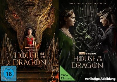House of the Dragon - StaffelSeason 1 + 2 im Set # DVD-NEU