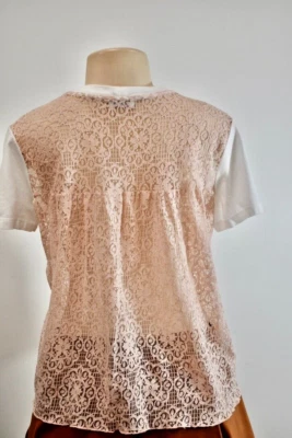 Blusa de encaje de algodón RED VALENTINO talla mediana en oferta ns Foto 1 de 4