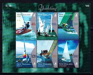 New Zealand 1999 Yachting Mint MNH Miniature Sheet SC 1620a - Picture 1 of 1
