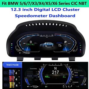 12.3'' Digital Instrument Cluster For BMW 5er X5 X6 Speedometer Virtual Cockpit