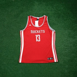 James Harden Adidas Houston Rockets Official Women's Road Red Jersey - Picture 1 of 6